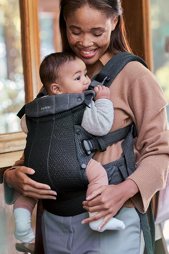 BabyBjorn Baby Carrier Harmony, 3D Mesh, Black