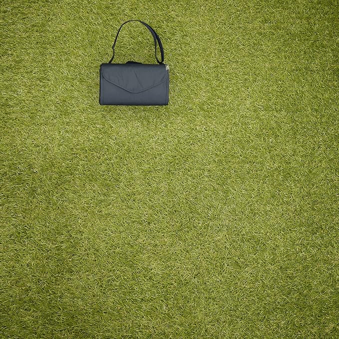 Little Unicorn 5'x10' XL Outdoor Family Picnic & Beach Blanket | Durable & Water-Resistant Fabric | Compact Fold & Easily Wipes Clean | Zipper Pocket (Primrose Patch)